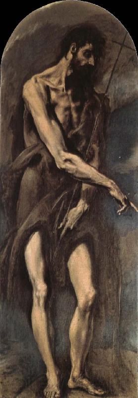 El Greco St John the Baptist Norge oil painting art
